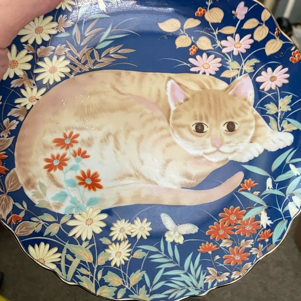 Cathy cat plate